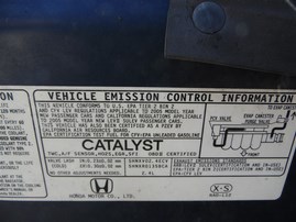 2005 Honda Accord LX Navy Blue Sedan 2.4L Vtec AT #A22551